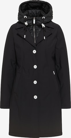 ICEBOUND Winter Coat in Black: front