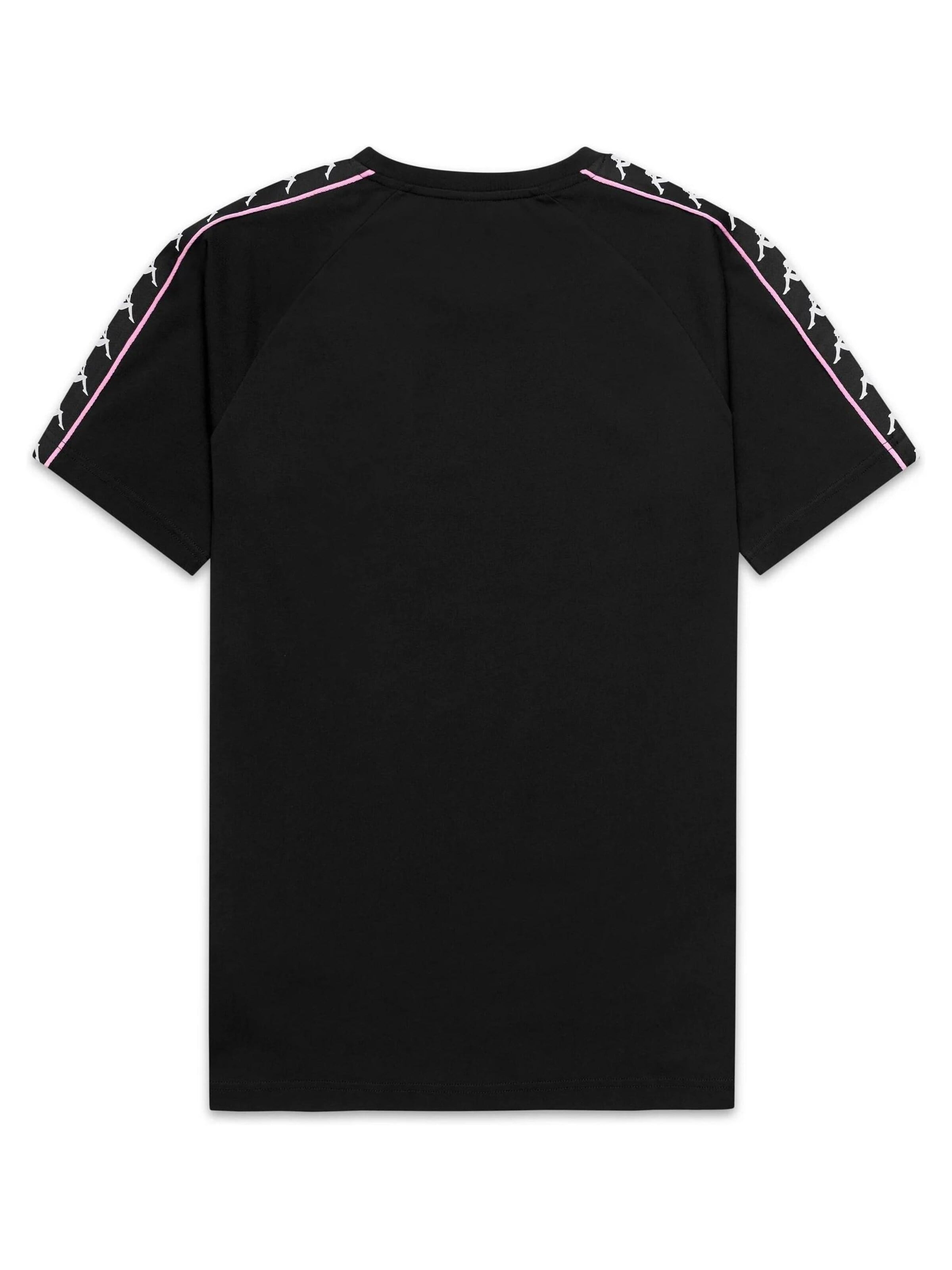 Maglietta 'Camiseta kappa negra coen slim 222 banda tee' di KAPPA in nero