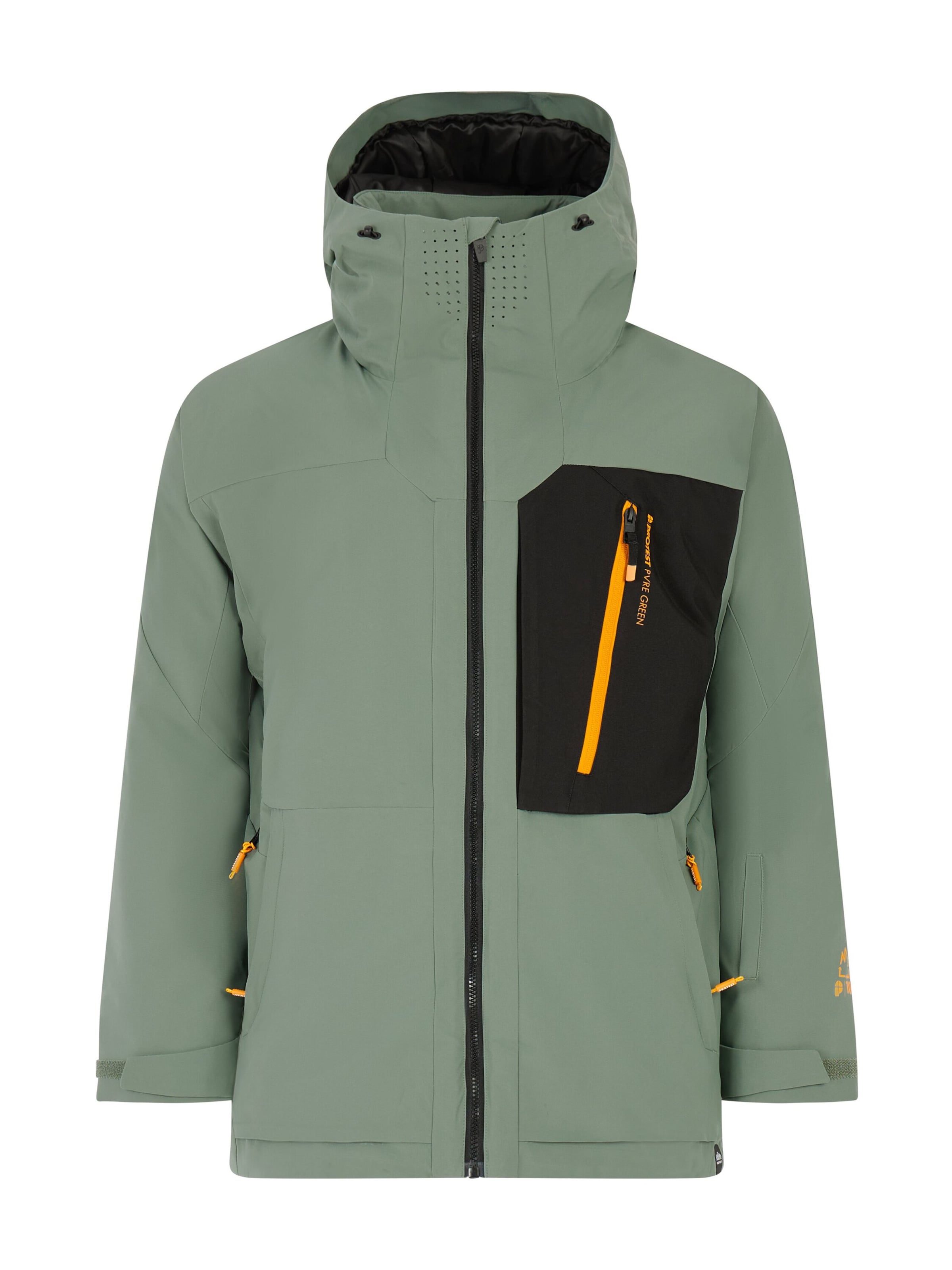 PROTEST Sportjacke 'PRTWest'‌‌‌‌‌‌ in Grün: Vorderseite