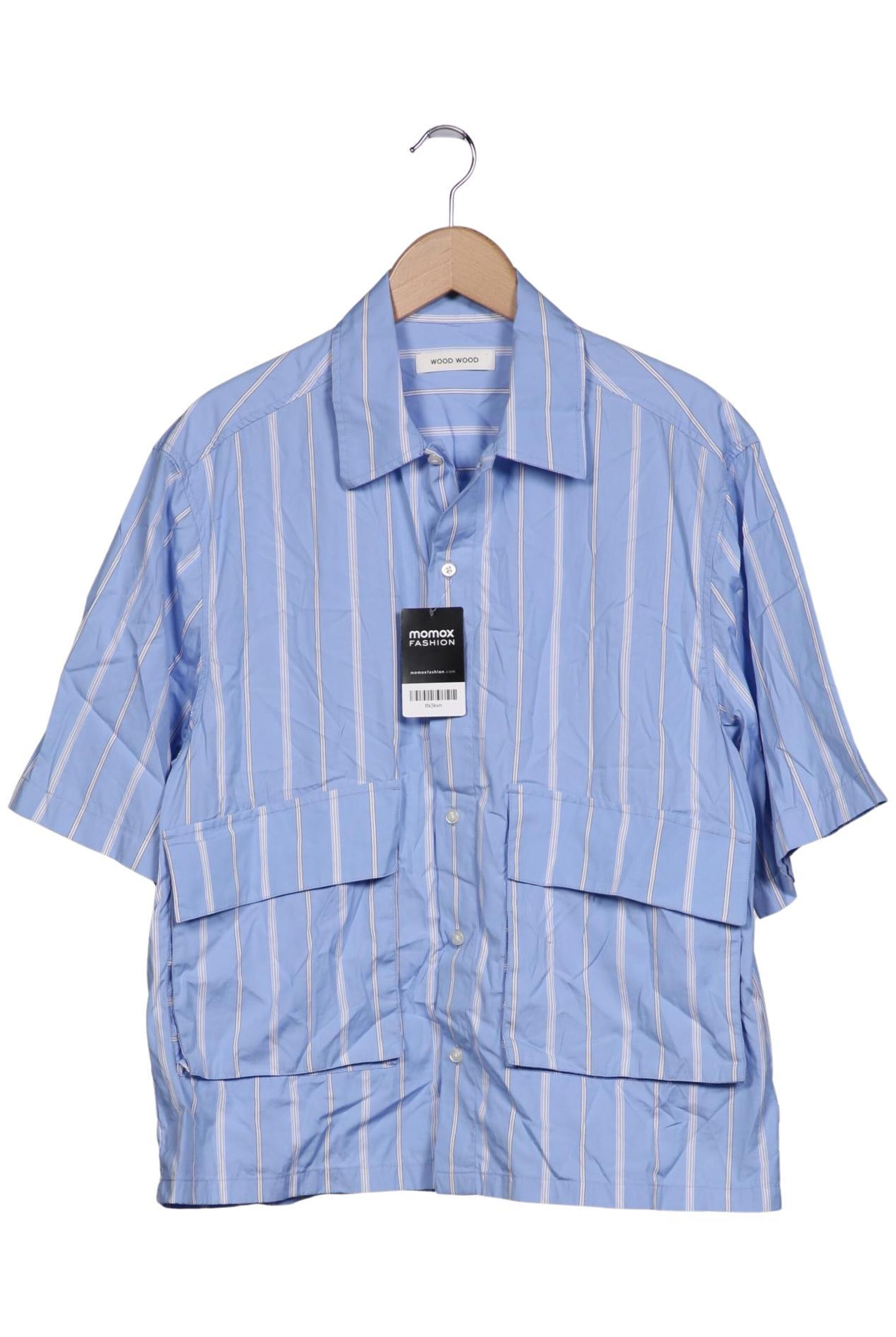 WOOD WOOD Button Up Shirt in S in Mixed colors: front