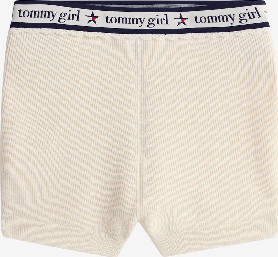 Skinny Pantaloni de la Tommy Jeans pe bej: față