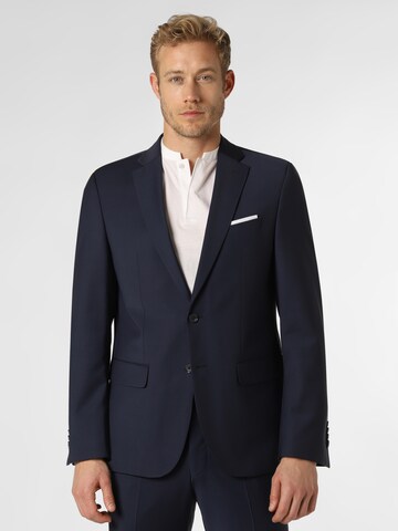 PIERRE CARDIN Regular Business-colbert 'Grant' in Blauw: voorkant