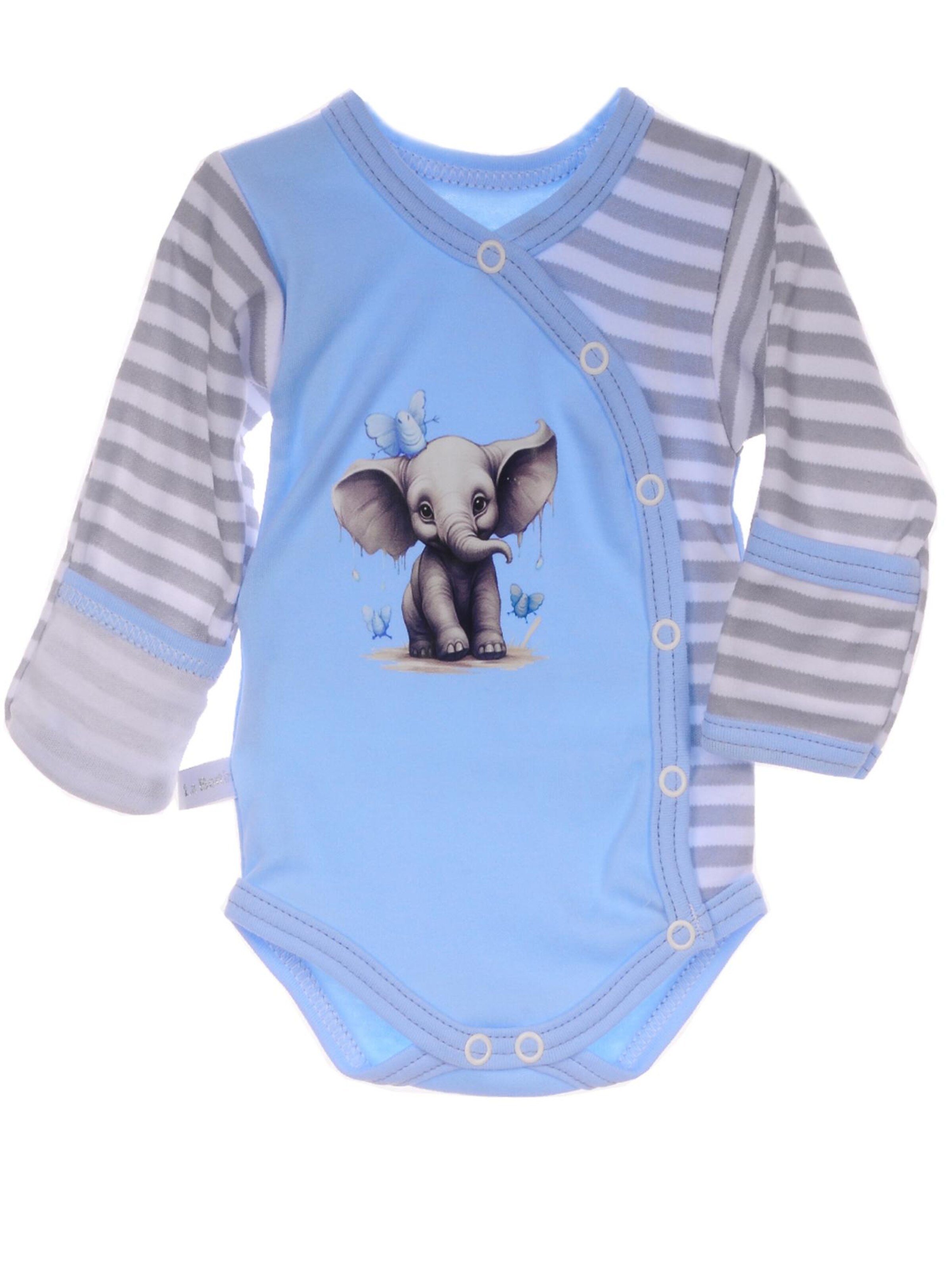 La Bortini Strampler/Body‌ in Blau: Vorderseite