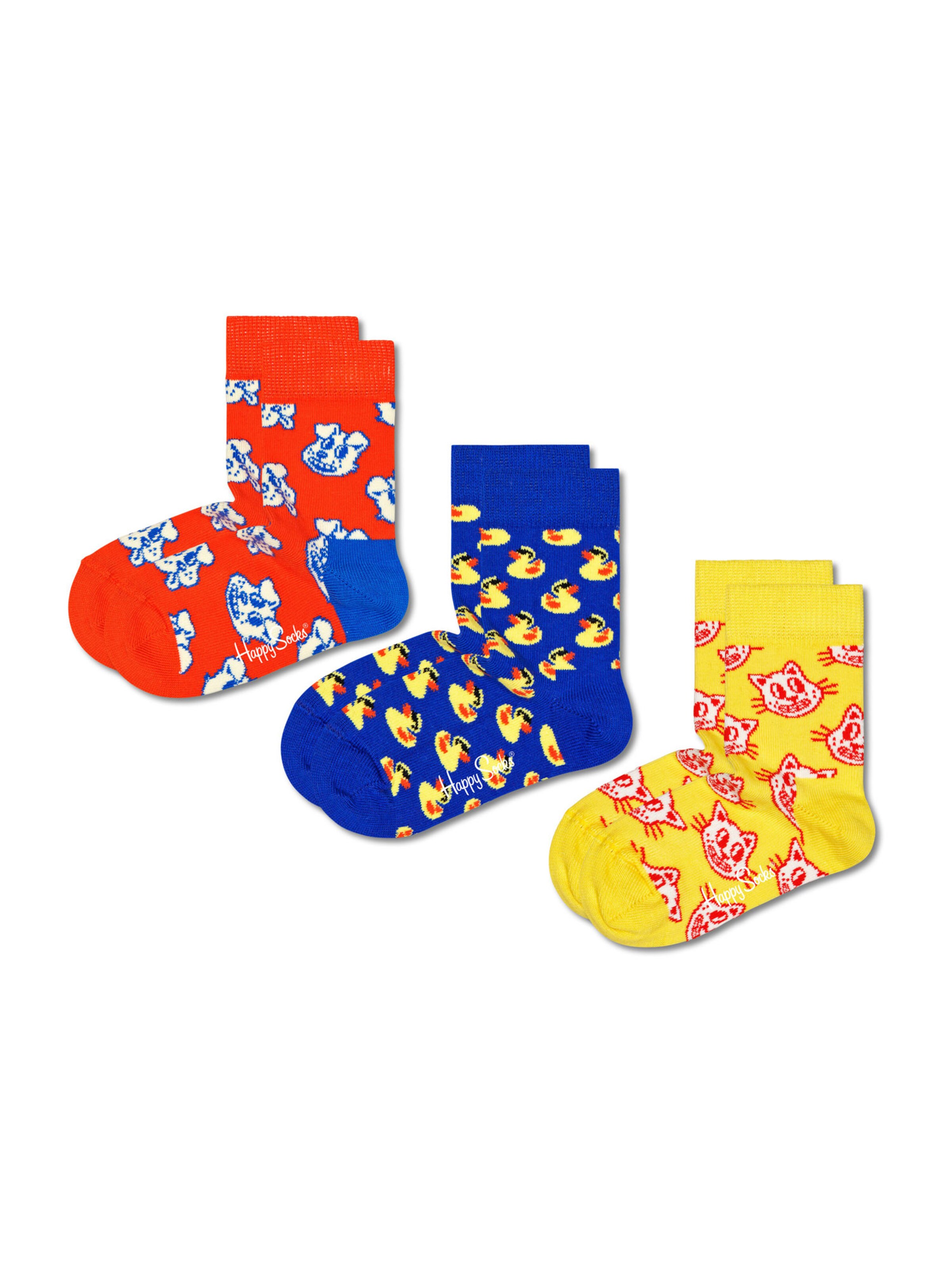 Happy Socks - Meias em azul: frente