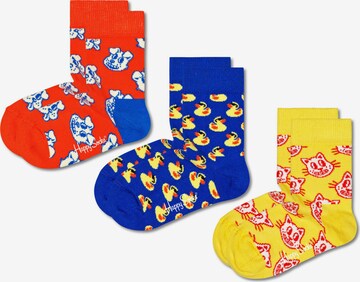 Happy Socks - Meias em azul: frente