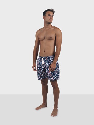 Trendsplant Badshorts ' TERRAZZO SEAQUAL®YARN ' i blå