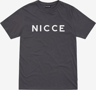 Nicce Shirt in de kleur Donkergrijs / Wit, Productweergave
