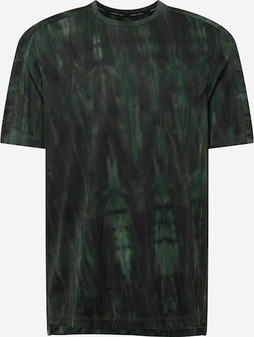 ADIDAS SPORTSWEAR Performance Shirt 'Overspray Graphic' in Green: front