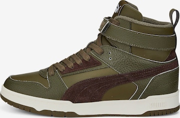 PUMA Boots in Green: front