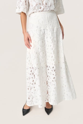 Jupe 'Taya' SOAKED IN LUXURY en blanc : devant