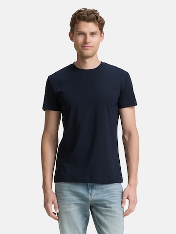 TOM TAILOR Shirt in Blauw: voorkant
