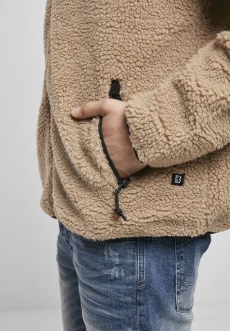 Brandit Fleece jas in Beige