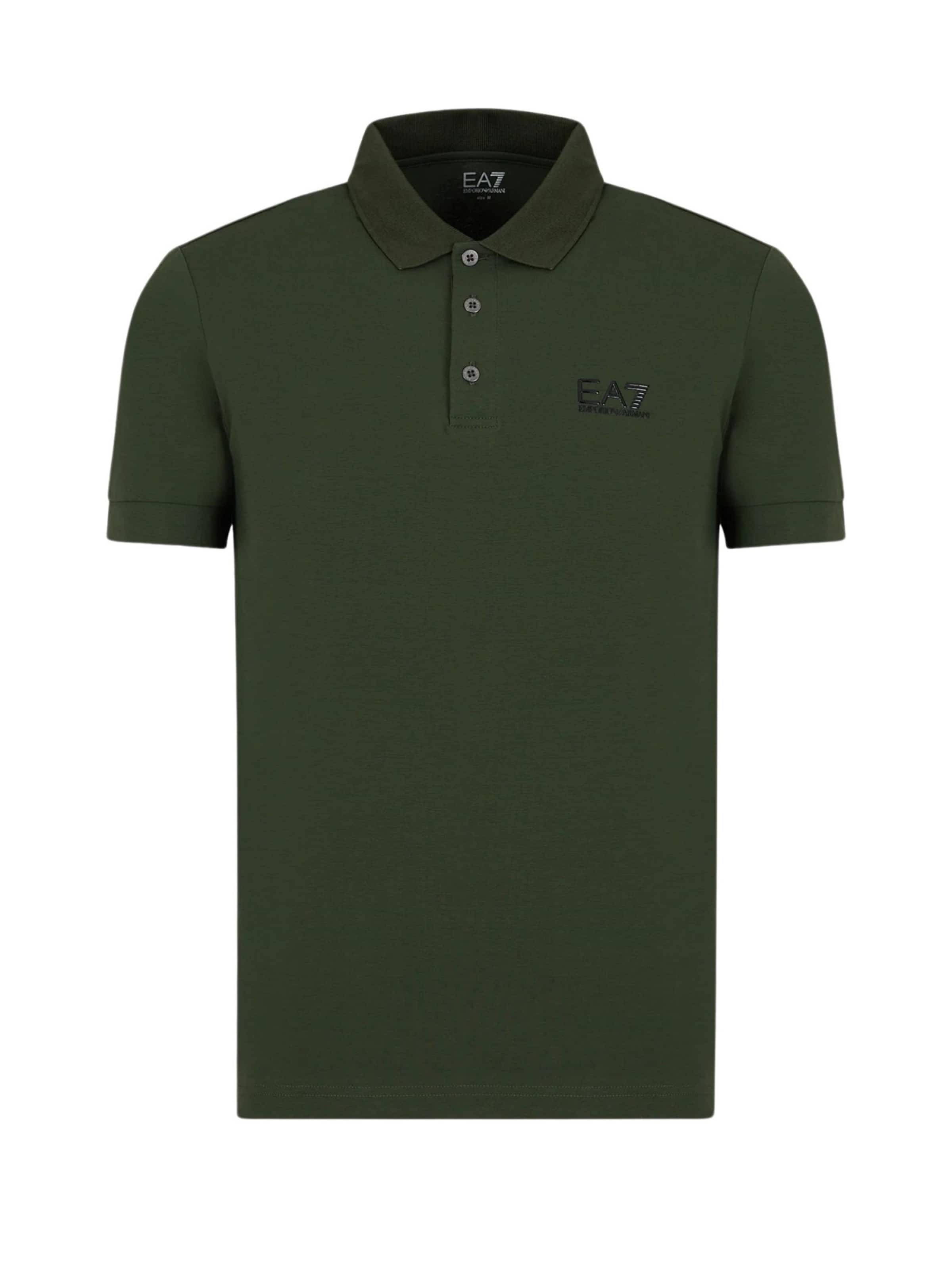 EA7 Emporio Armani Shirt in Groen: voorkant