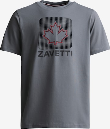 T-Shirt 'Alvo' Zavetti Canada en gris : devant