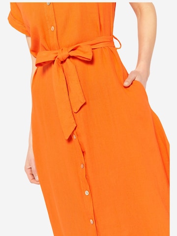 Rochie tip bluză de la LolaLiza pe portocaliu