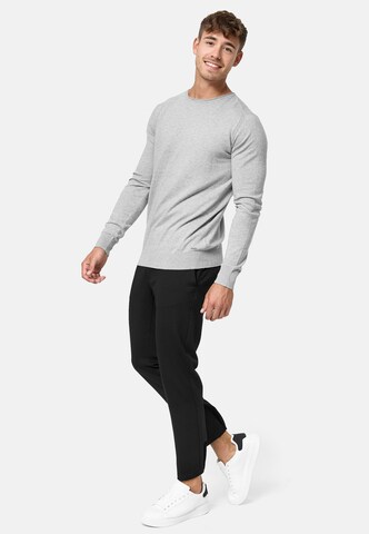 Pull-over 'Gamal' INDICODE JEANS en gris