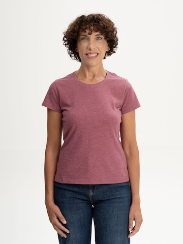 MELA - Camisa 'LANISHA' em roxo: frente