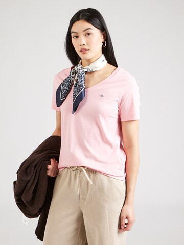 Maglietta di GANT in rosa: frontale