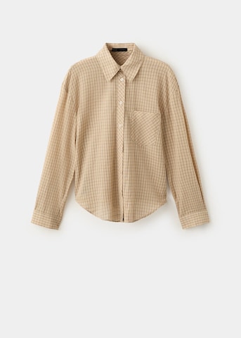 MANGO Shirt in Brown