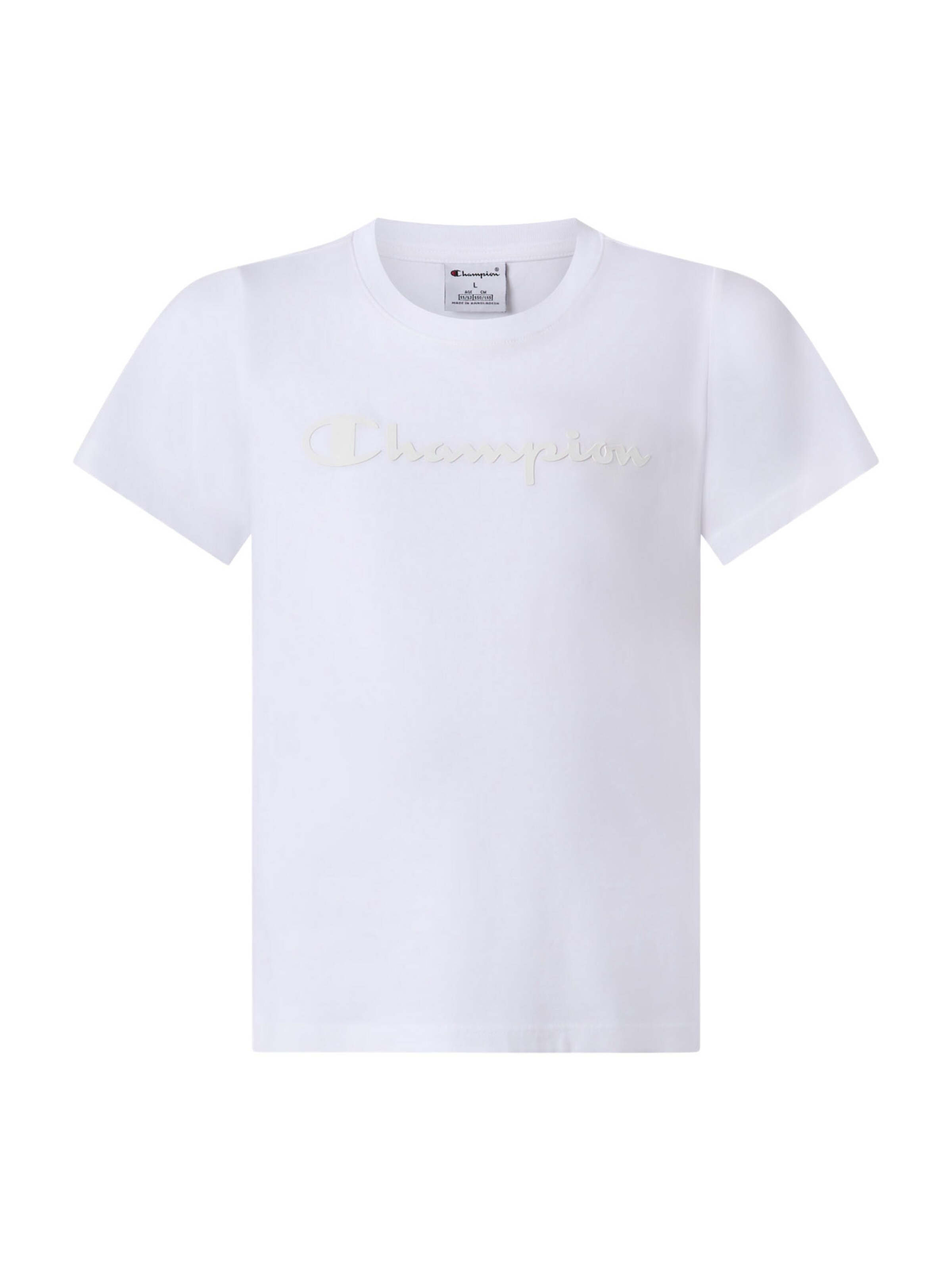 Champion T-Shirt in Weiß: Vorderseite