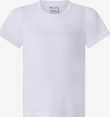 Champion T-Shirt in Weiß: Vorderseite