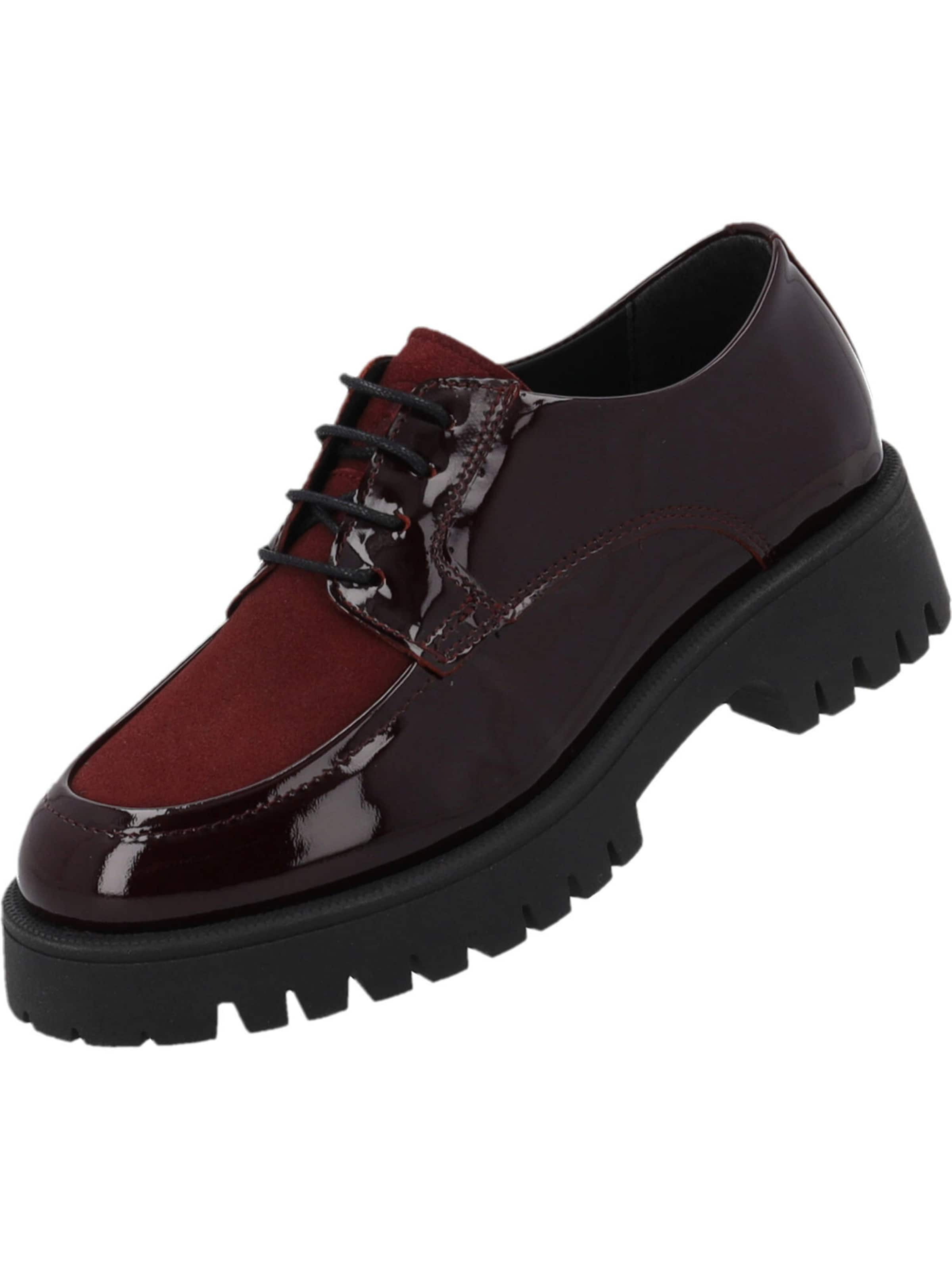 Palado by Sila Sahin Schnürschuh 'Gislon' in Rot: Vorderseite