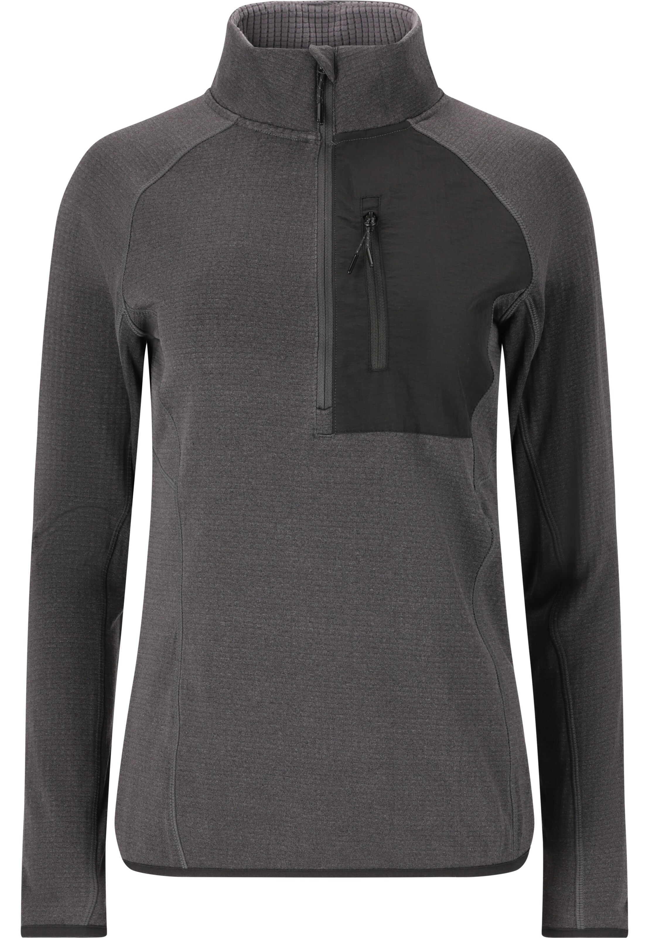 Whistler Midlayer 'Helge' in Grau: Vorderseite