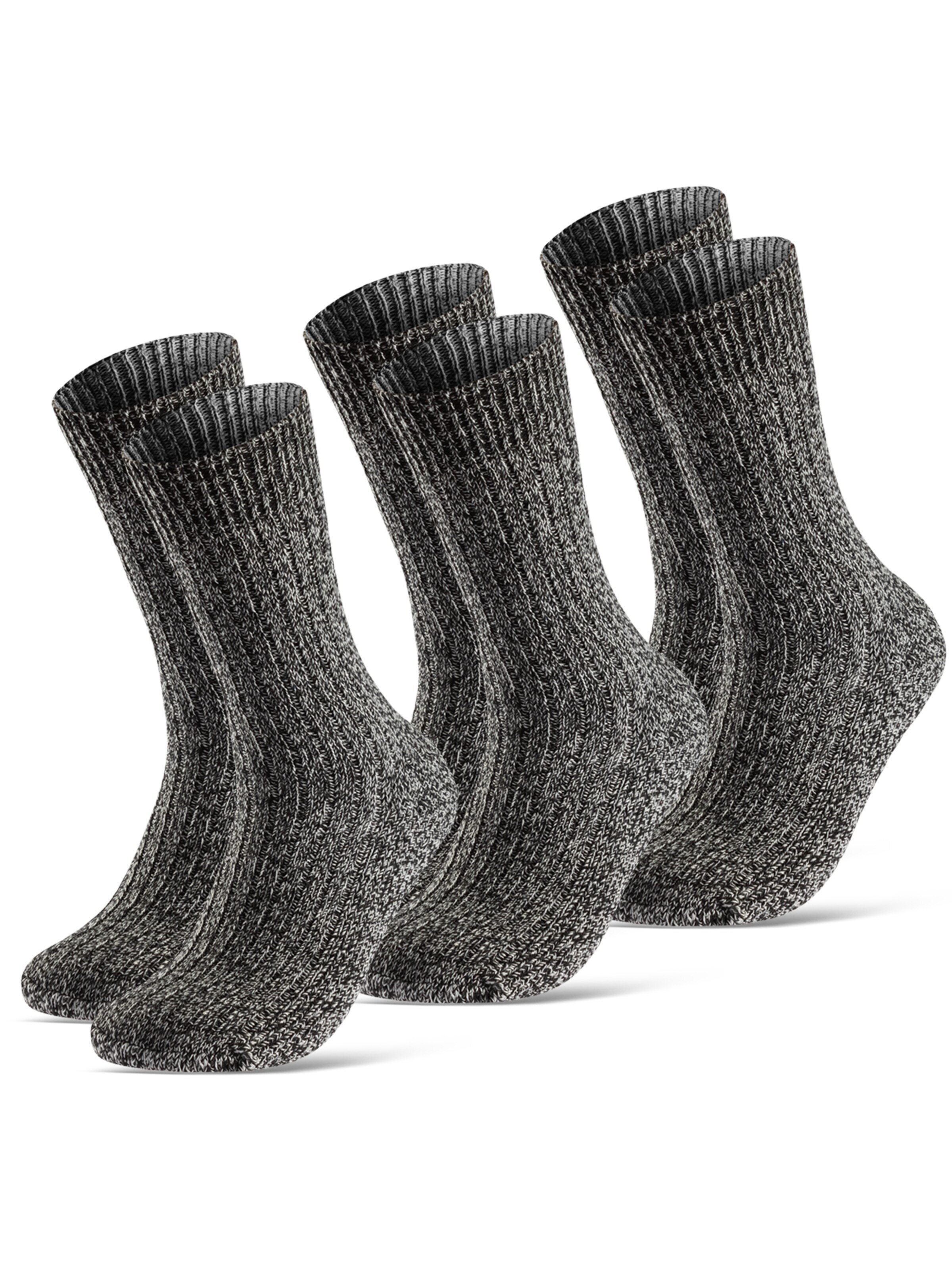 sockenkauf24 Skarpety 'Norweger Wollsocken' w kolorze szary