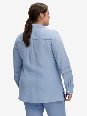 SHEEGO Bluse in Blau