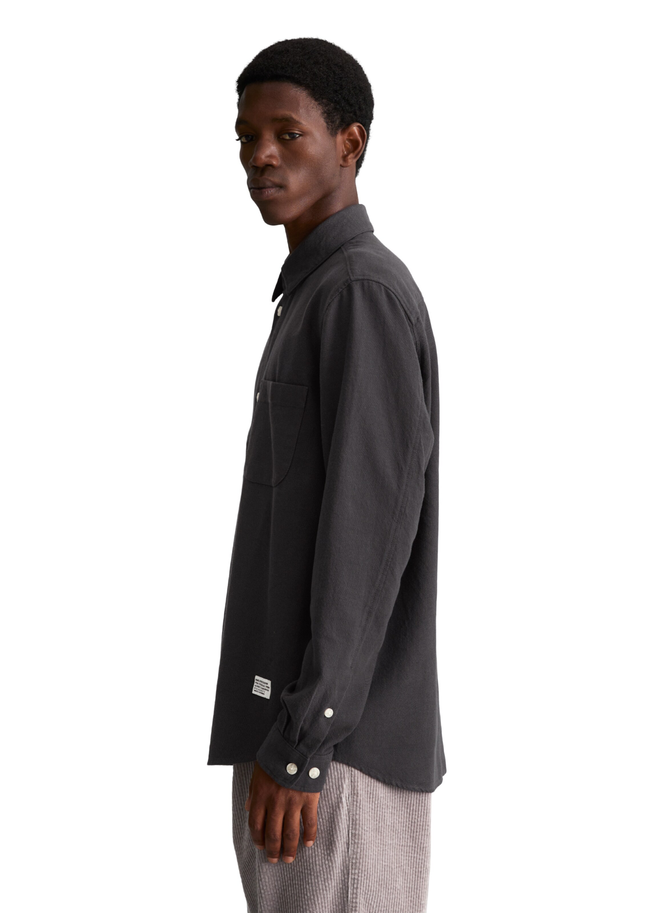 Marc O'Polo DENIM Regular fit Button Up Shirt in Black: side