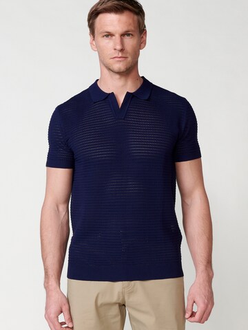 T-Shirt KOROSHI en bleu : devant