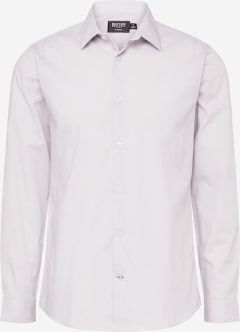 Coupe regular Chemise business BURTON MENSWEAR LONDON en rose : devant