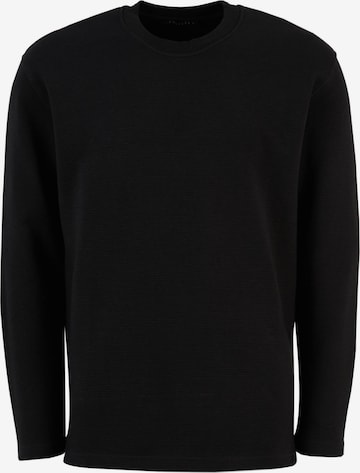 Sweat-shirt Buratti en noir : devant