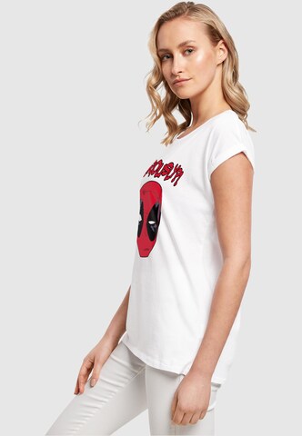ABSOLUTE CULT Shirt 'Deadpool - Seriously' in White