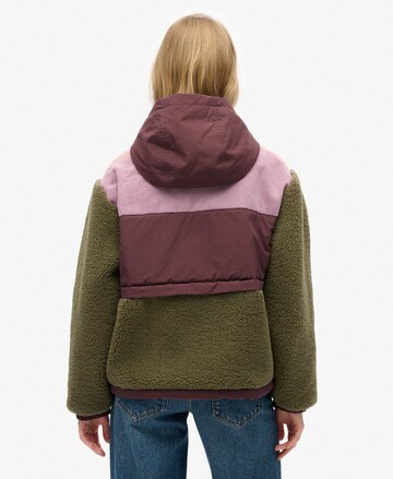 Superdry Fleece Jacket in Green