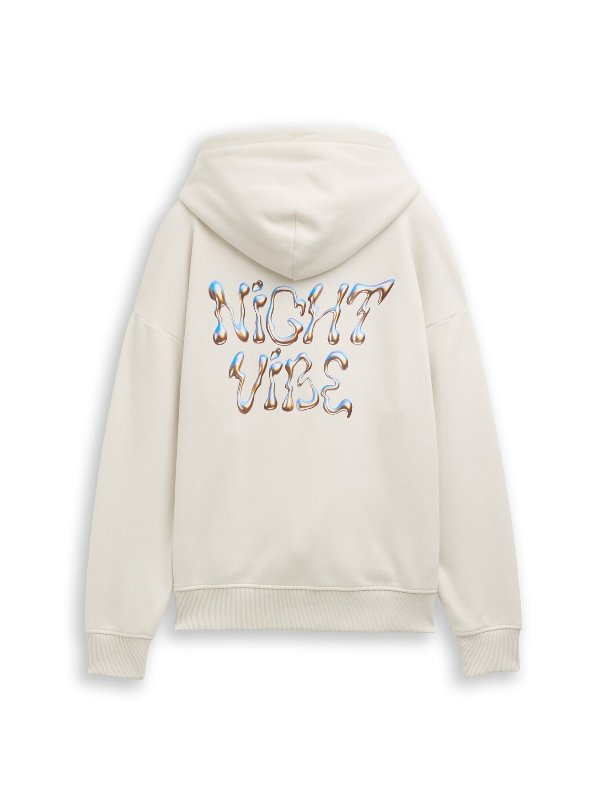 TOM TAILOR Sweatshirt in White: front