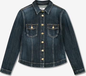 Veste mi-saison Le Temps Des Cerises en bleu : devant