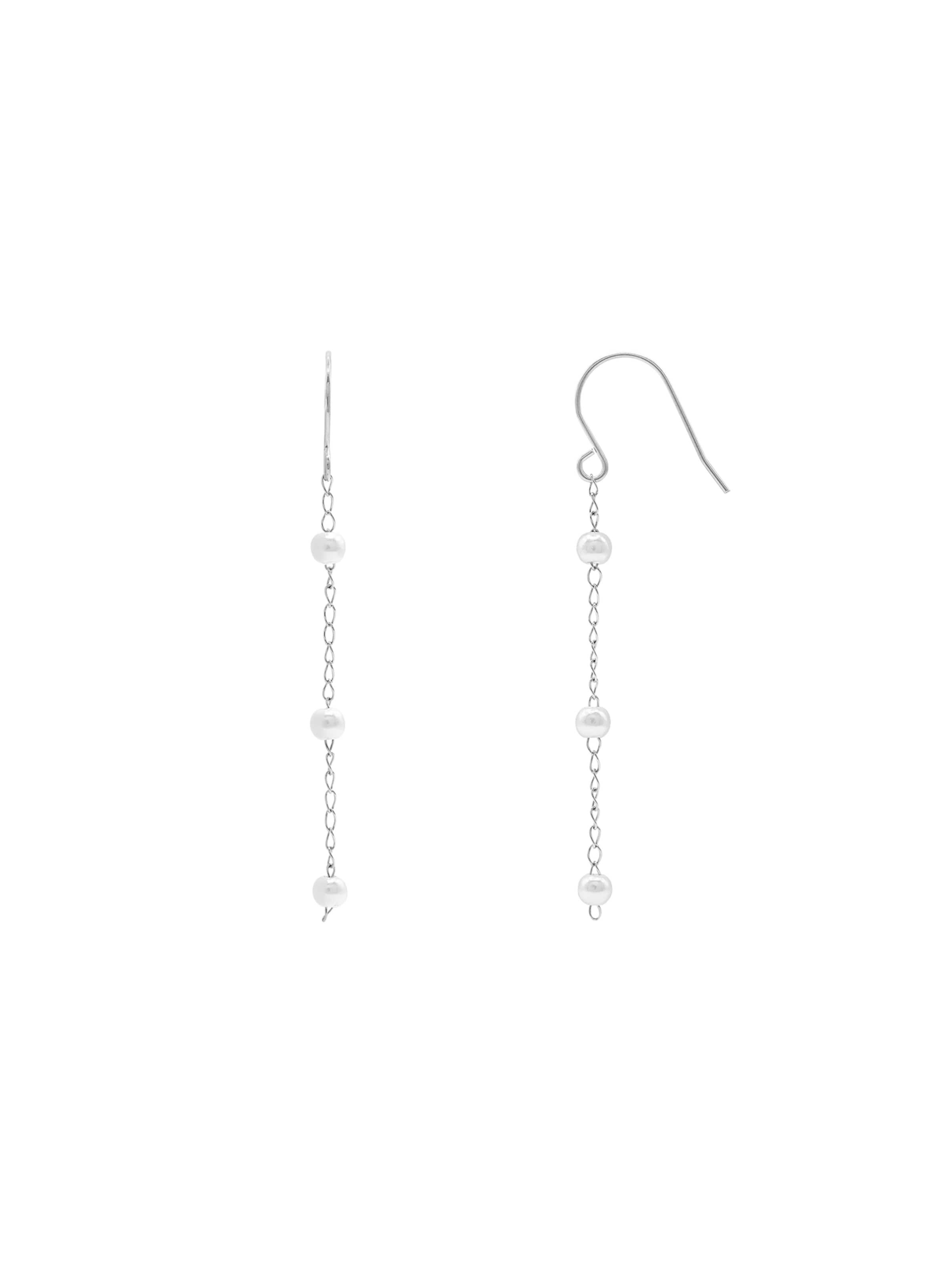 Boucles d'oreilles Heideman en argent : devant