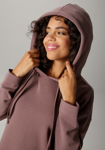 Aniston CASUAL Sweatshirt in Brown