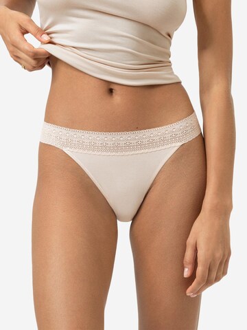 Mey String 'Modal Lace'‌ in Beige