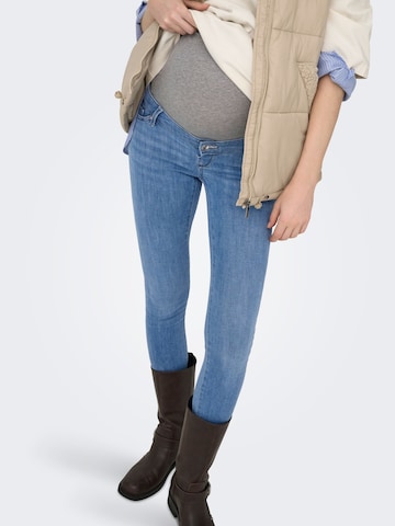 Only Maternity Skinny Τζιν 'OLMPower' σε μπλε