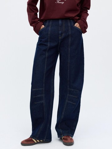 Barrel Jean 'Bella balloon denim jeans' FEMSSY en bleu : devant