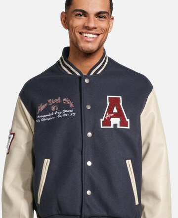 AÉROPOSTALE Between-season jacket 'VARSITY' in Blue