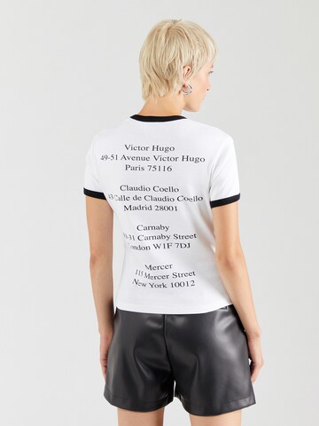 The Kooples Μπλουζάκι σε λευκό: μπροστά