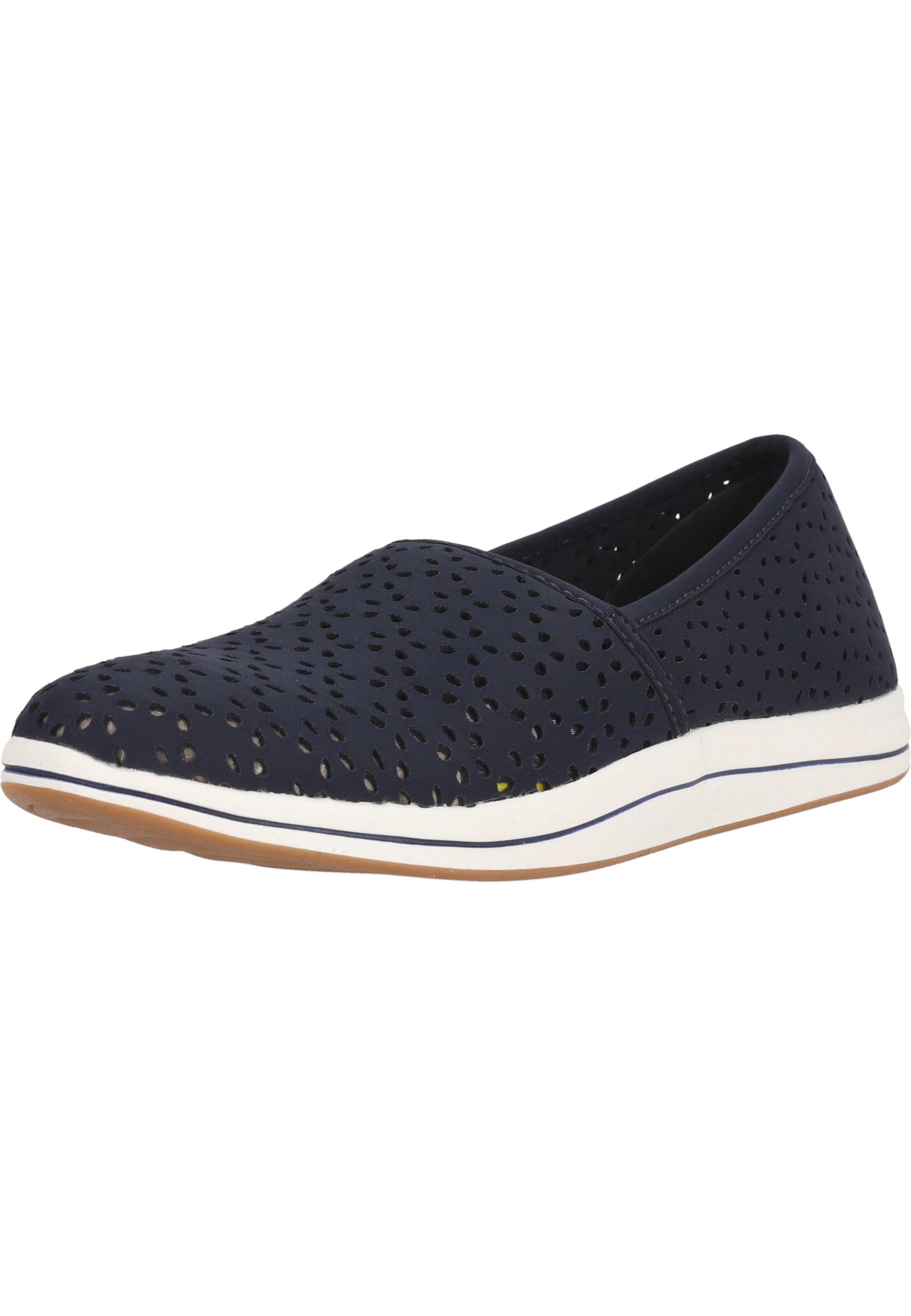 CLARKS Ballerina 'Brinkley' in Blauw: voorkant
