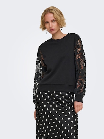ONLY - Sudadera en negro: frente