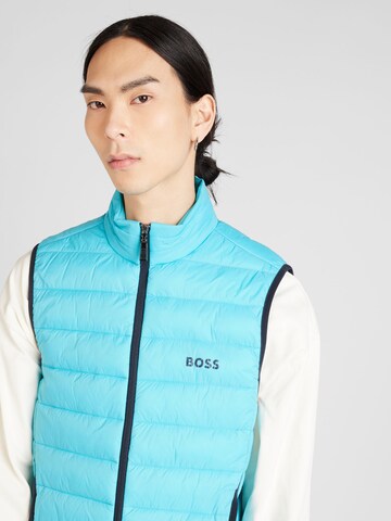 BOSS Green Bodywarmer 'Thor' in Blauw