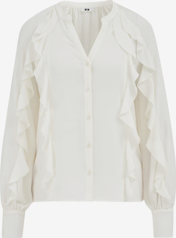 WE FashionBluza - bijela boja: prednji dio