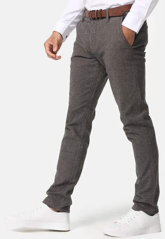 Regular Pantalon chino INDICODE JEANS en gris