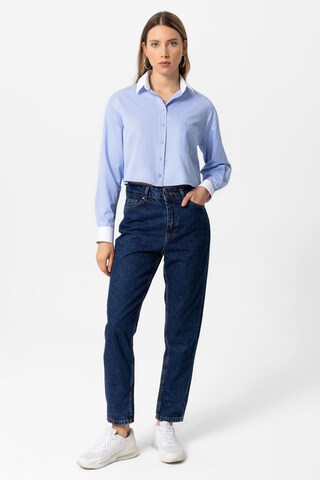 Chemisier 'Dilara' DENIM CULTURE en bleu